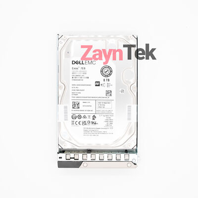 Dell 7E8 8TB 7.2K RPM SAS-12GBPS 256MB 512E Fips-140 3.5inch LFF HDD (H3PN0)