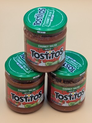 Tostitos Chunky Salsa Medium 3 Jars 15.5 Oz B/b 04/2025