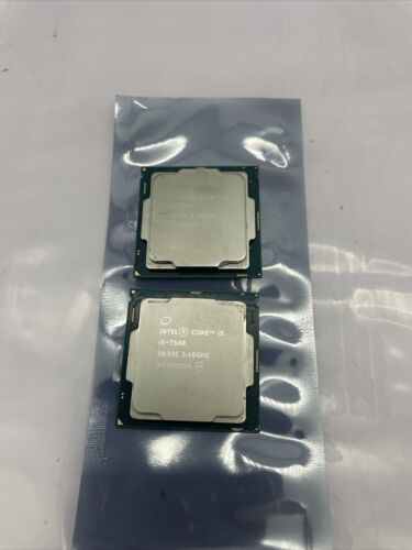 Lot de 2 processeurs Intel Core i5-7500 3,4 GHz 4 cœurs SR335 FCLGA1151 - Photo 1/4