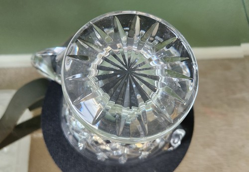 Vintage WATERFORD Crystal Ireland LISMORE 6" Footed Gravy Sauce Boat Pitcher - Picture 8 of 9