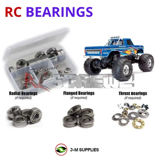 RCScrewZ Metal Shielded Bearings tra119b for Traxxas BIGFOOT No.1 36034-8 | KIT