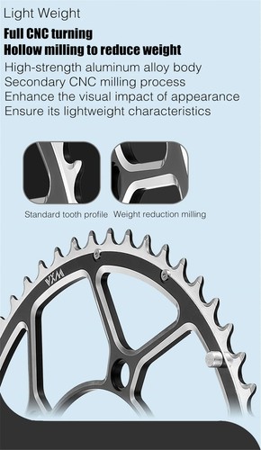 110BCD Chainring 34T 36T 39T 50T 52T 53T for Road Bike Crankset 9 10 11 Speed - Picture 19 of 33