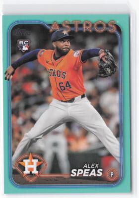 2024 Topps Update Alex Speas RC #US222 Aqua Houston Astros