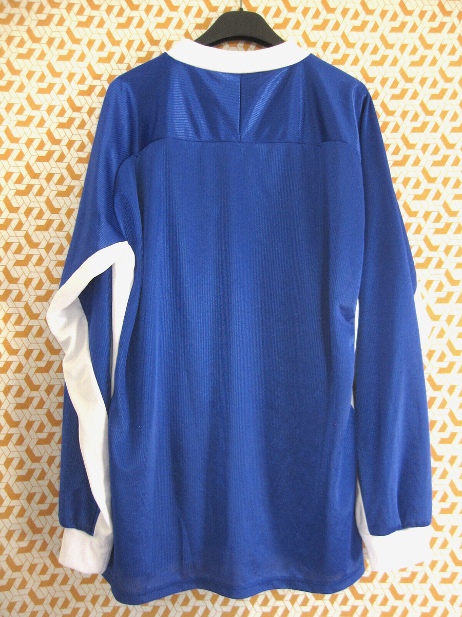 Maillot Uhlsport Bleu et blanc Auxerre Manche Longue