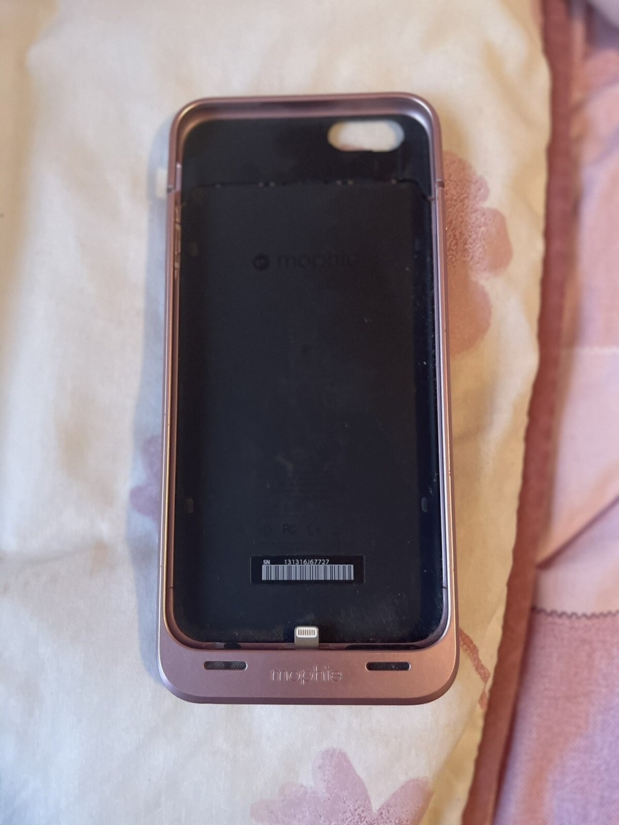 mophie Battery Charge Case for iPhone 6s and Plus 6s Rose Gold