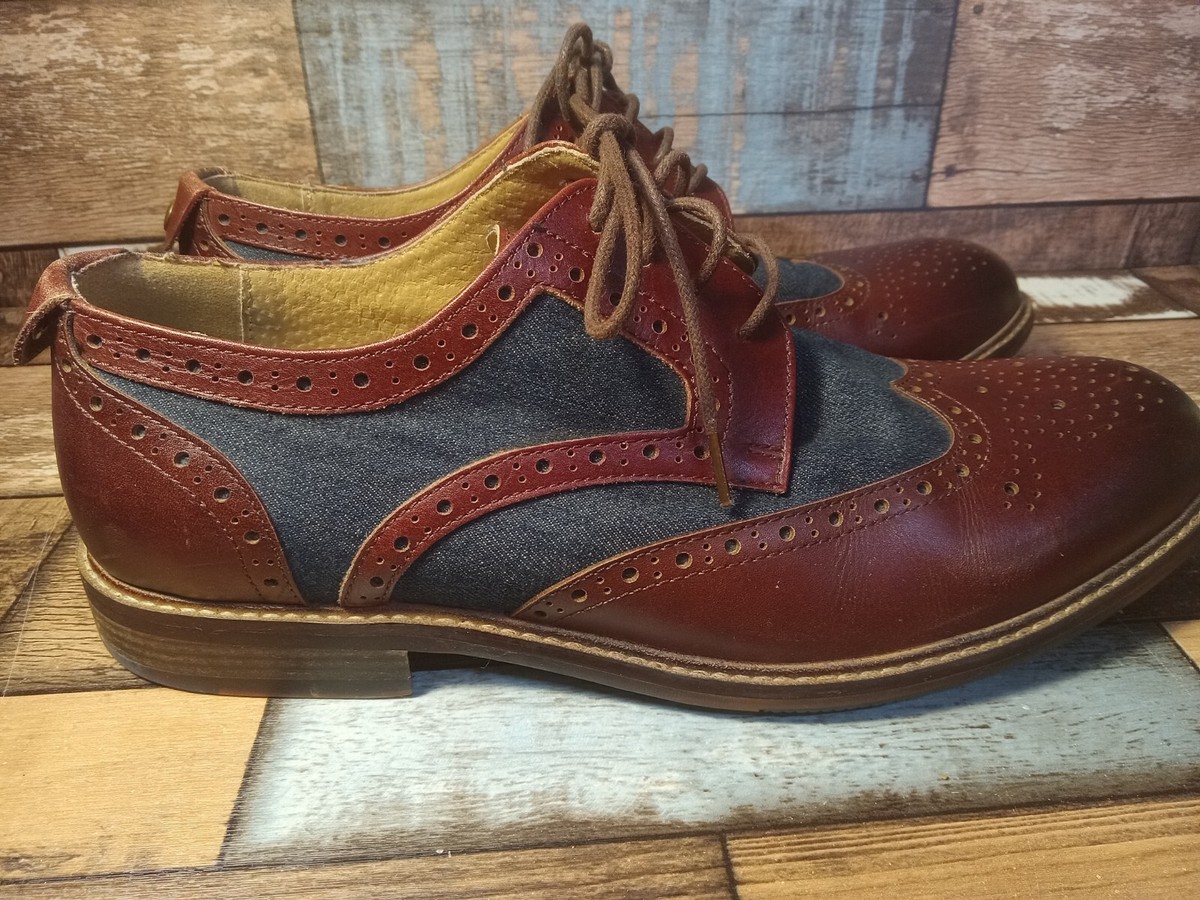 Vintage Foundry Co. Men\'s VF112-SE Brown Wingtip Leather Dress Shoes US 10.5 Vintage Foundry Co. Men main image 3