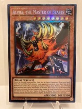Alpha, the Master of Beasts  * Prismatic Collector's Rare * RA01-EN022 1st Ed NM