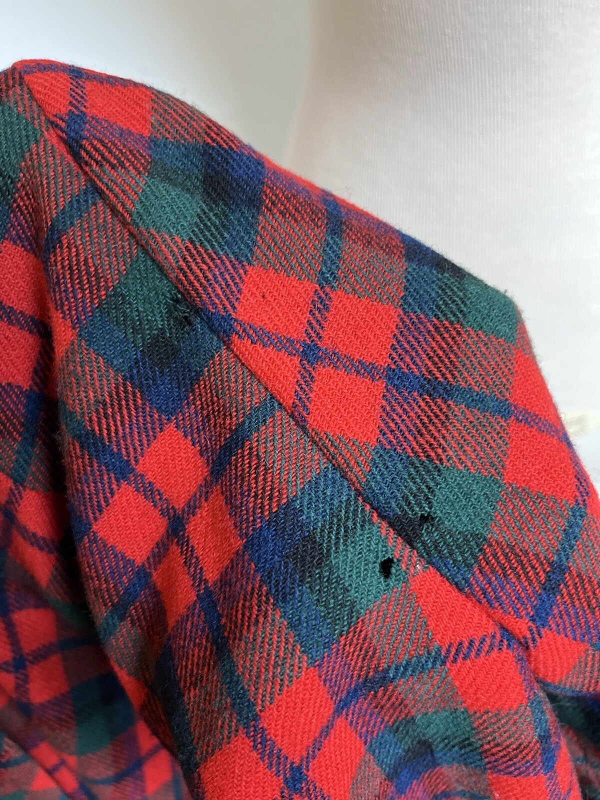 PENDLETON Women’s Jacket Vintage 1950s Red  Plaid… - image 7