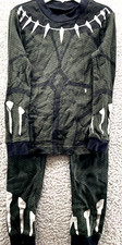 Disney Store Marvel Black Panther Boy's 6 Green Costume Pajamas Pals 2 Piece Set