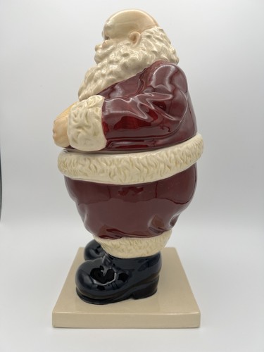 Vintage Department 56 Santa Claus Christmas Cookie Jar Approx 13.5” - Picture 6 of 14
