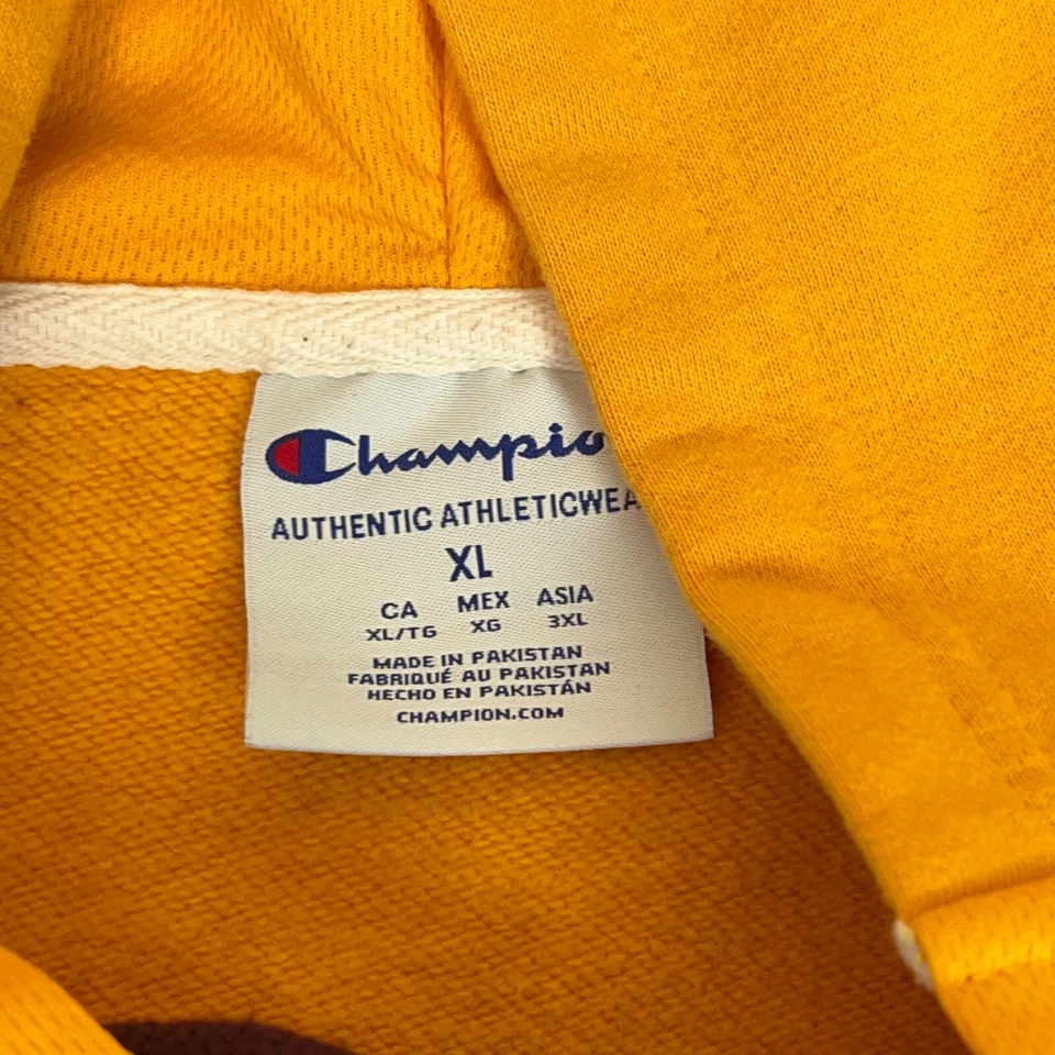 Minnesota Gophers Hombres Sudadera con Capucha Extra Grande Granate Sudadera Campeón Con Cordones Foto 4 de 4