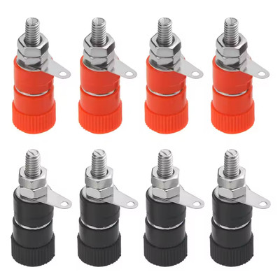 10 Stück Polklemmen Klemmen 4 mm Bananenstecker Buchse 4 mm Klemmenverbinder