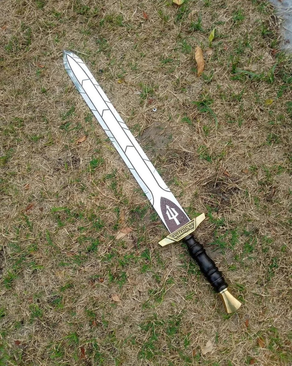 Riptide Sword of Percy Jackson Anaklusmos d2 steel Replica gift