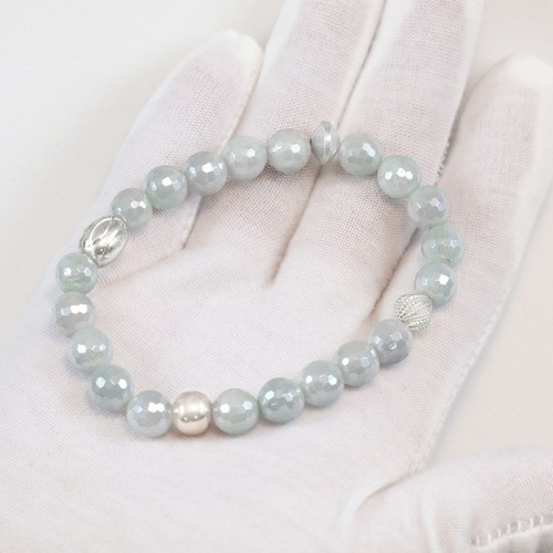 Semi Precious Gemstone Bracelets Ruby Amethyst Blue Agate Stretch Faceted 8mm - Picture 47 of 52