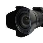 Tulip Shaped Anti Lens Flare Hood for Nikon 55-200mm Ii and Af-S 18-55mm Lenses