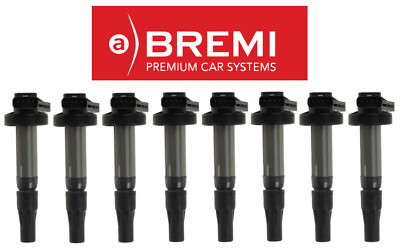Ignition Coil 8pcs OE Bremi Germany for Jaguar Land Rover 4.0L 4.2L 4.4L 03-10