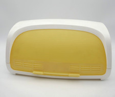 Tupperware Brotmax Brotkasten Brotbehälter Guter Zustand Aufbewahrung Gelb Weiß