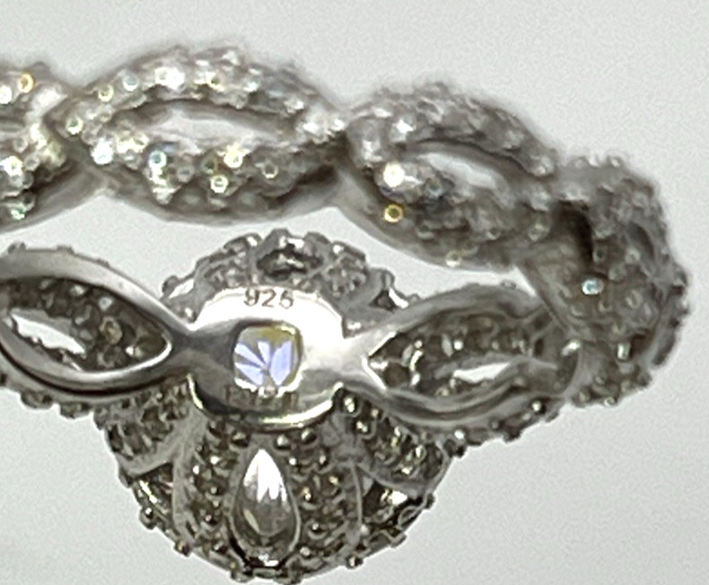 RYZE FIRE WHITE frost RING Solid Sterling Silver … - image 5