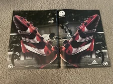 1998 EDDIE POPE ADIDAS EQUIPMENT PREDATOR ACCELATOR SOCCER Shoes Poster Print Ad