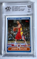 2007 Topps JERRYD BAYLESS BCCG 10 McDonald's All-American Exclusive Players Set