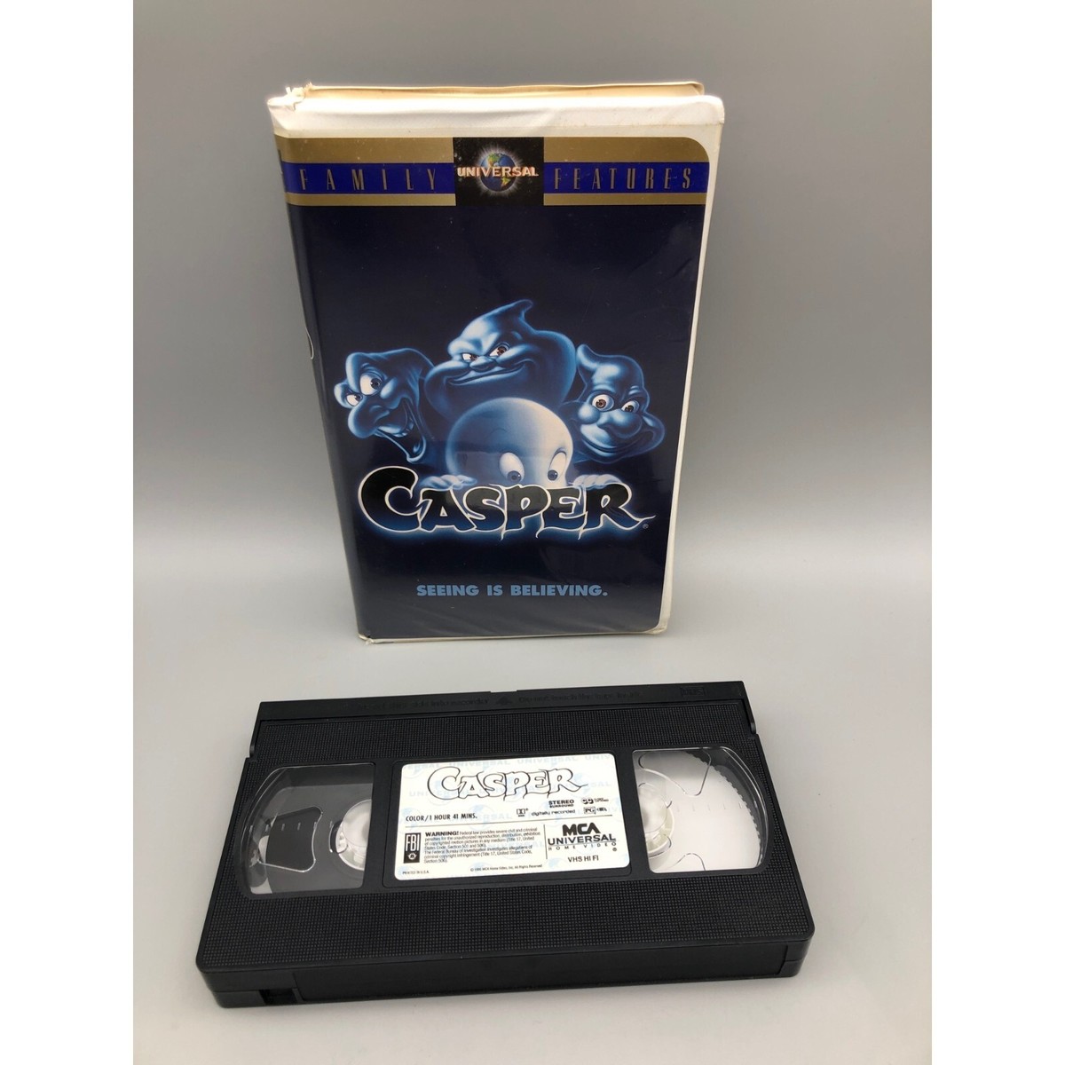 Casper seeing is believing universal VHS # 82316 1995 1998 movie