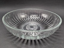 E. O. Brody Co Cleveland Ohio C933 Clear Glass Bowl Starburst Flower 8” USA