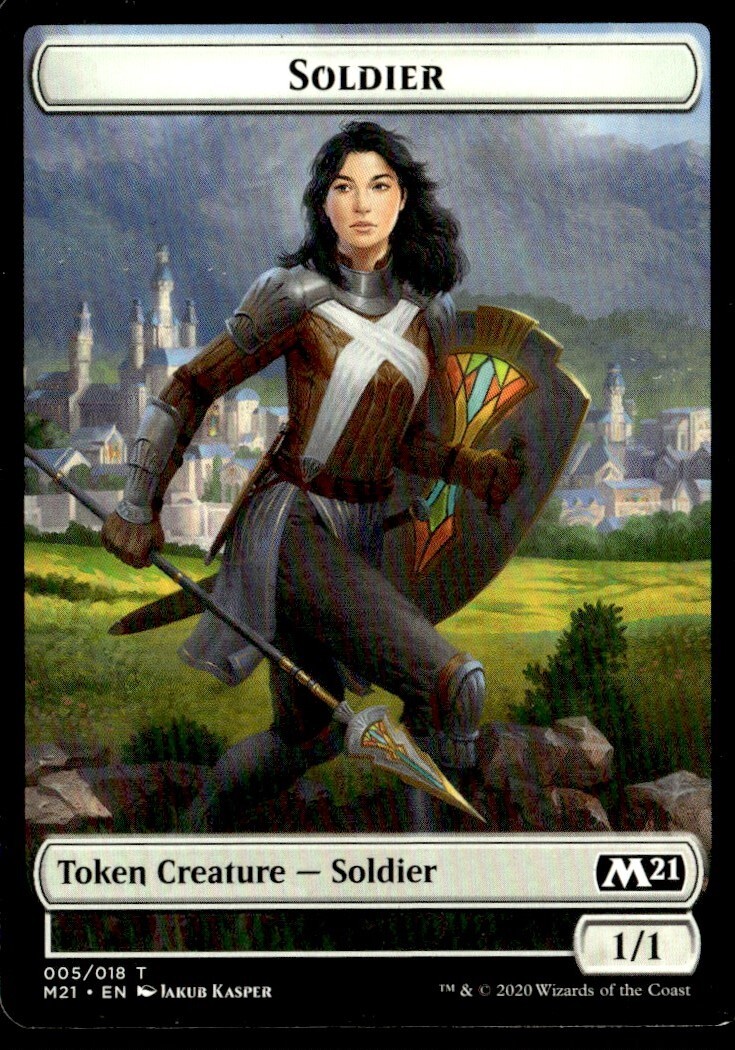 2020 Core Set 2021 Tokens Soldier Token/Common #5