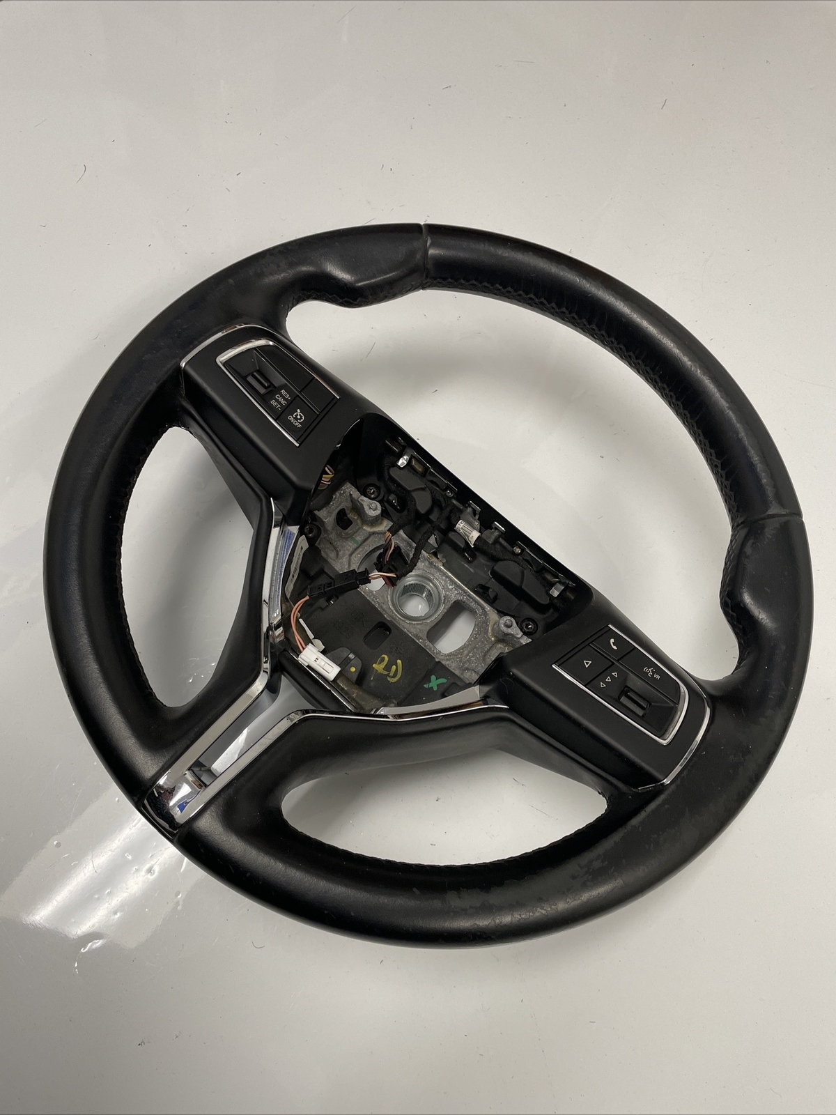 2016 Maserati Quattroporte M156 OEM Black Leather Steering Wheel 06700445060