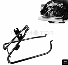 Black Saddlebag Support Bracket for 09-13 Harley Touring Road King Electra Glide