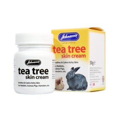 Tea Tree Rabbit Cream Johnsons Tea Tree Skin Cream Small Animals - Rabbits Guinea Pig Hamster ...