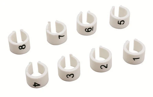 LT1 TPI Corvette Trans Am Slide On Spark Plug Wire Markers Numbers Clips