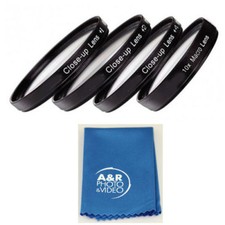 1 2 4 10 Close Up Macro Filter Set w Pouch 55mm 18-55 AF-P 18-55mm