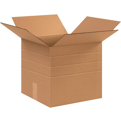 25 13'' X 13'' X 13'' multi-depth at 7'', 9'', 11'' and 13'' Corrugated Boxes