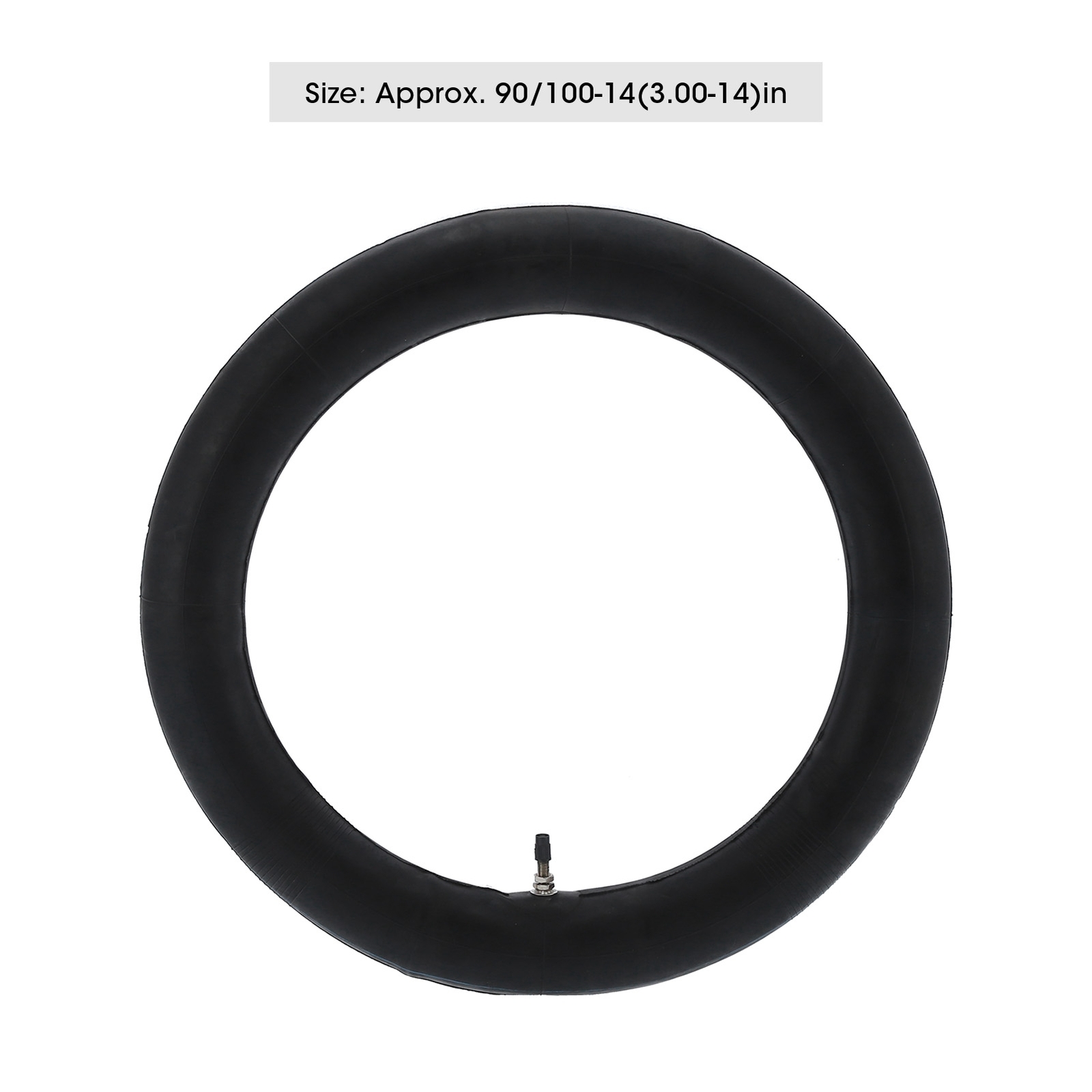 BigKing Motorrad Schlauch 90/100-14 - Gummi Schlauch Mit Geradem Ventil Für Geländemotorräder