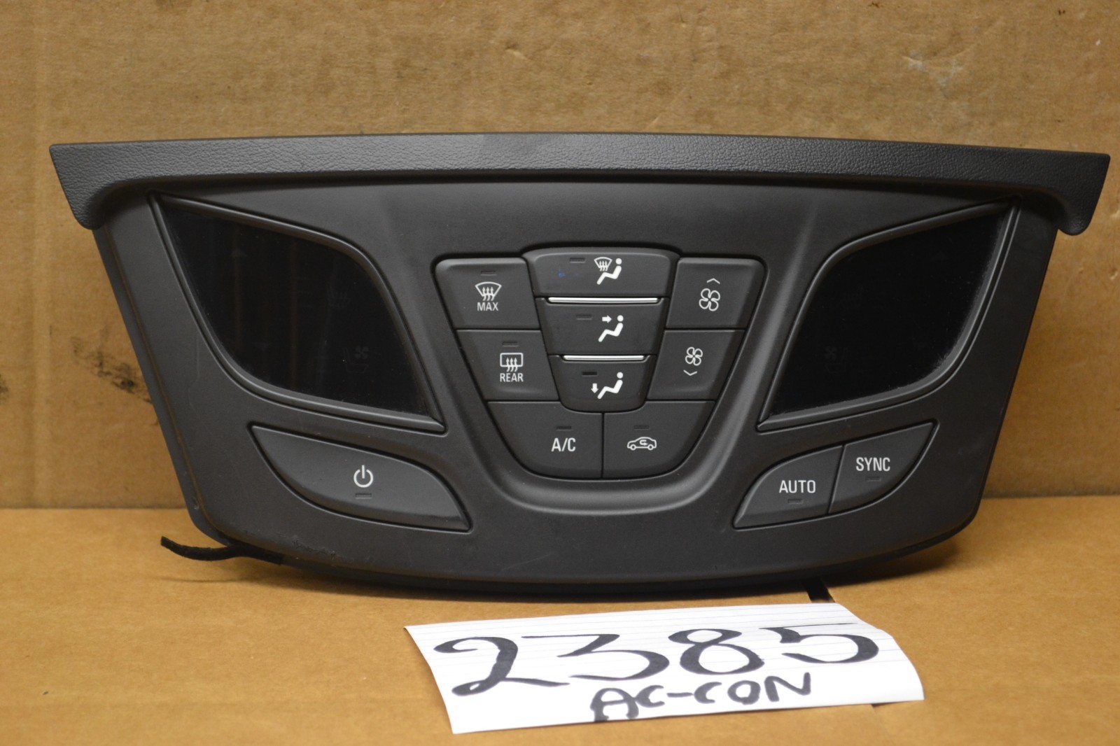 2016 2017 Buick Envision AC and Heater Control Used Stock #2385-AC 