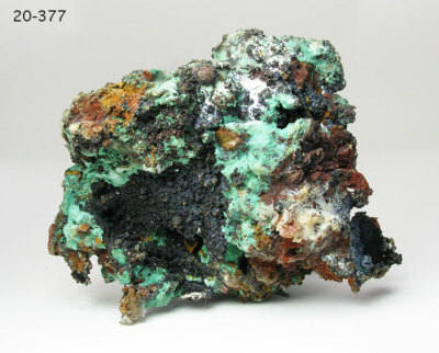 Bisbee - A+++ 4.0'' Complex Mineral Specimen - Native Copper Malachite Limonite 