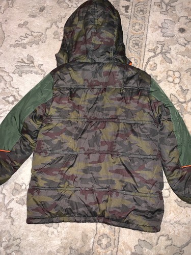 IXTREME Camouflage Orange Lined JUST LIKE DAD Hunter Jacket Coat Size 6 👣kh2 - Picture 4 of 4