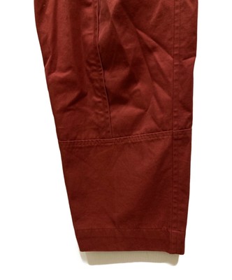 ISSEY MIYAKE Men's 90s design tuck pants brown ME13-FF043