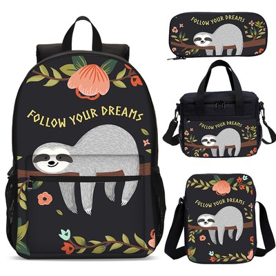 sloth school bag