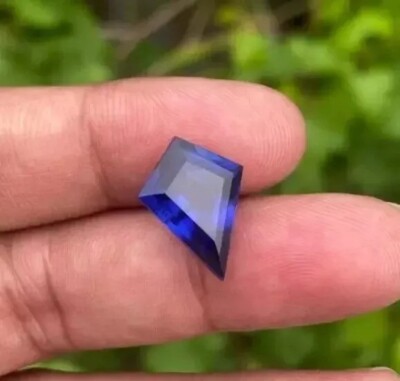 Stunning Blue Sapphire Fancy Shape 7-9 Ct Natural Loose Gemstone EGL Certified