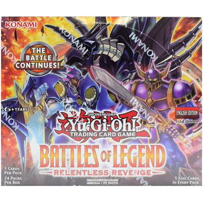 Yu-Gi-Oh! Battles of legend Relentless Revenge 1st Edition Booster box!  Sealed!