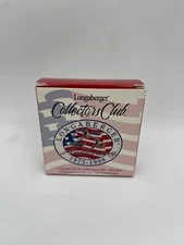 Longaberger Collectors Club 25th Anniversary Tie On 1973 - 1998 Never Used