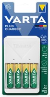 Varta Akku LadegeräT Lcd Plug Charger 4X Aa 2100Mah FüR Aa / Aaa 57657