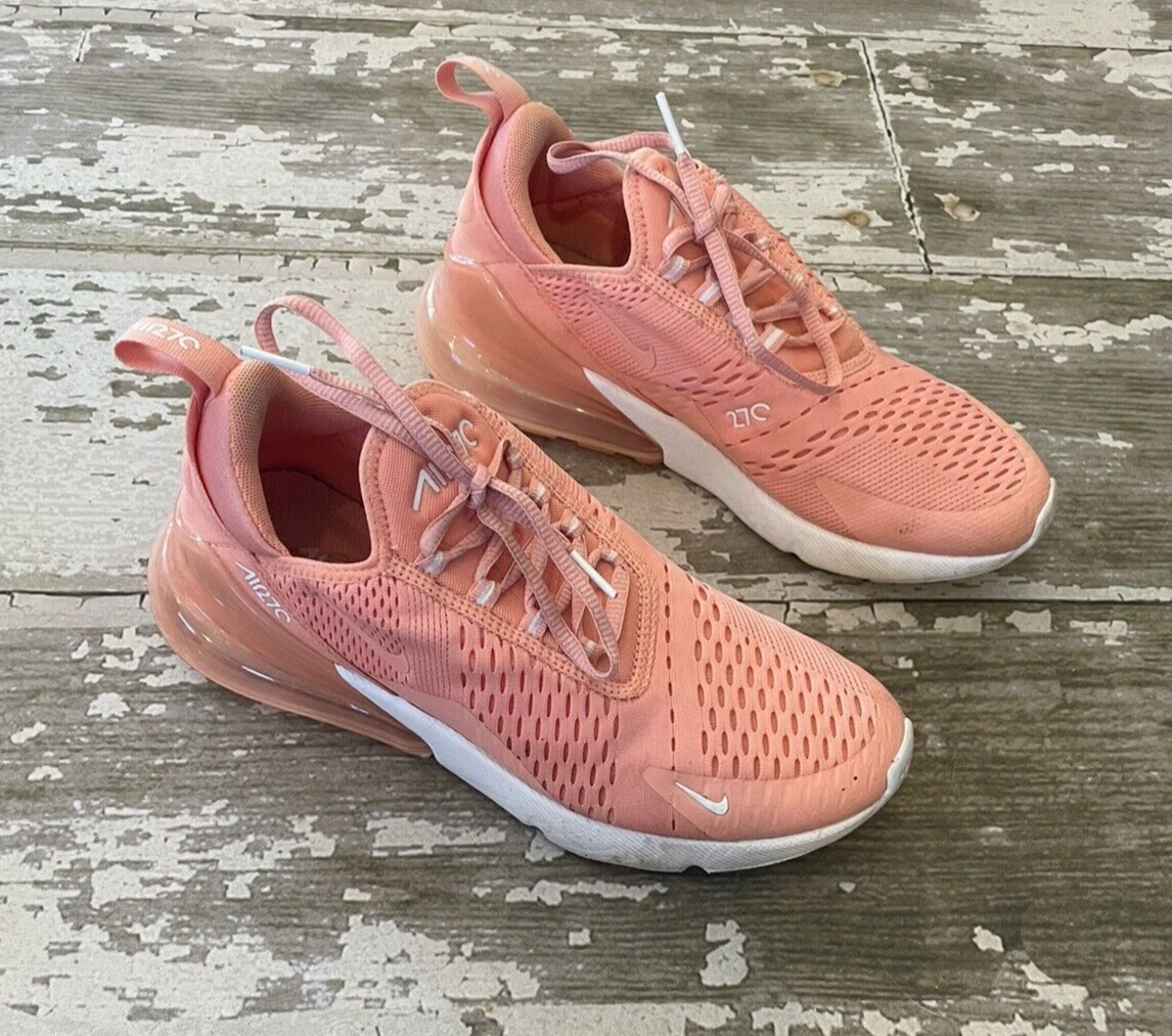 NIKE AIR MAX 270 Crimson Bliss Sneakers Shoes Pink Womens Size 8.5