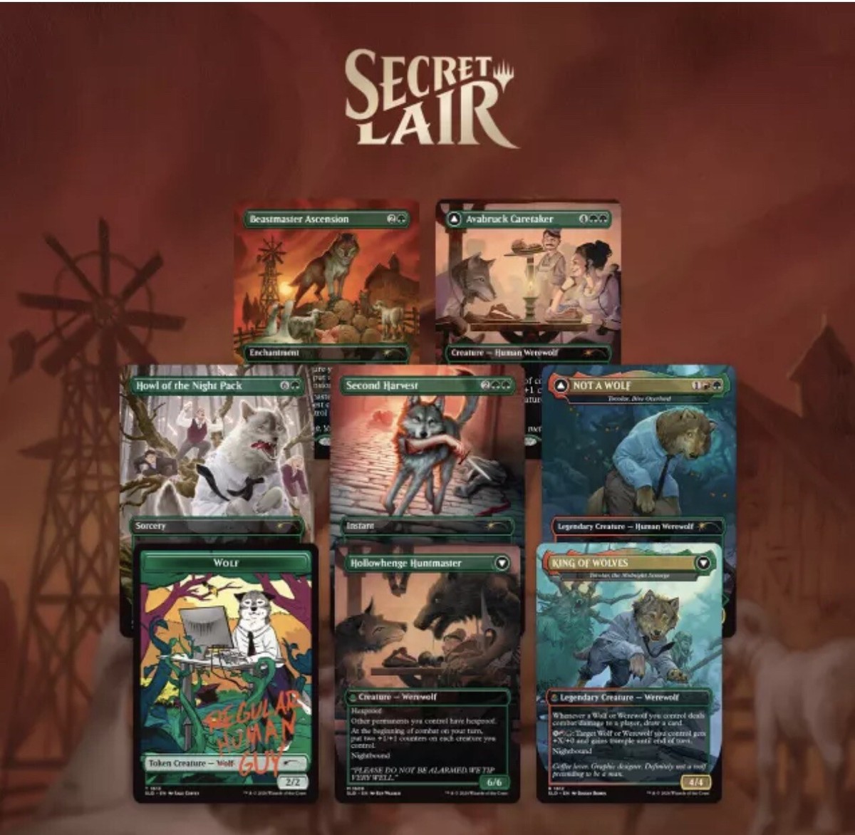 沈黙　4枚　silence mtg sld secret lair 英語 MTG Secret Lair Oppression #1424 -SLD Absolute Annihilation