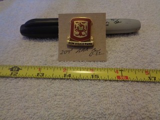 204th Anti Aircraft Artillery Battalion D 22 Unit Crest DI DUI (DRAW#R17)
