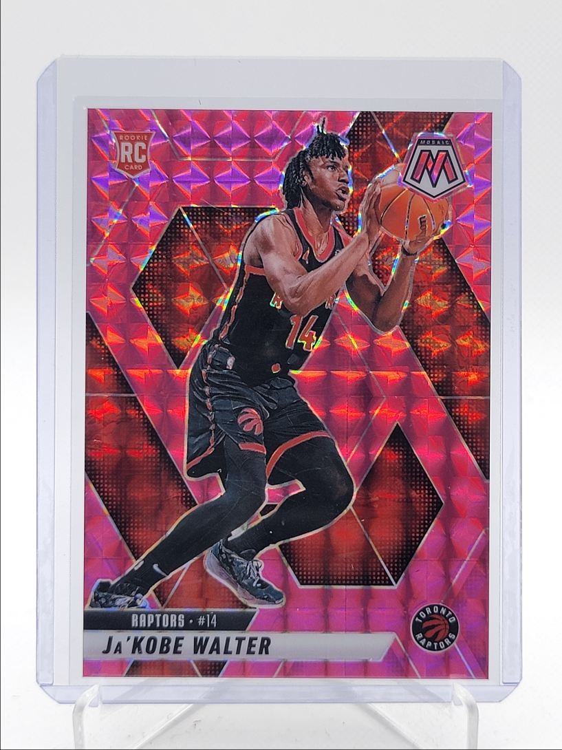 JA'KOBE WALTER 2024-25 MOSAIC ROOKIE PINK MOSAIC PRIZM #234 B RC /175 Q3464