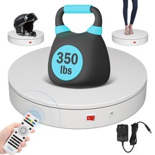 12.6In/32cm Rotating Platform, 350lbs Capacity Motorized Electric Turntable, ...