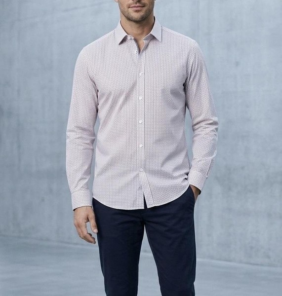 Men Hugo Boss Shirt White Cotton L #M73Z