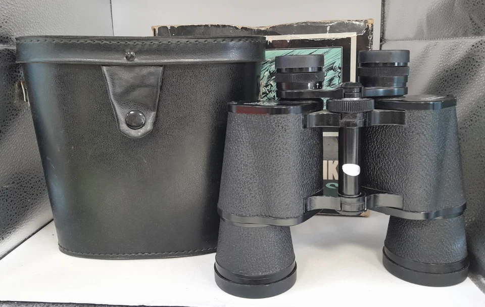Vintage Charles Frank 10x50 Field 5° Frank-Nipole Coated Optics Fernglas A91 G655